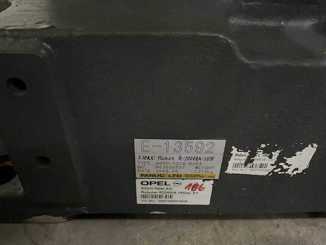 Fanuc r-2000ia 165f lasrobot & r-j3ib schakelkast - afbeelding 3 van  7