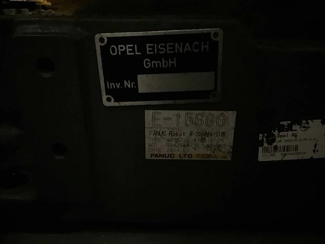 Fanuc r-2000ia 210f handling robot & r-j3ib schakelkast - afbeelding 3 van  7