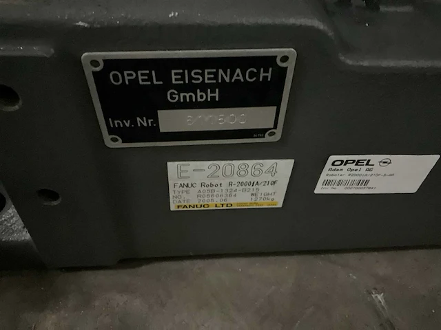 Fanuc r-2000ia 210f handling robot & r-j3ib schakelkast - afbeelding 3 van  6