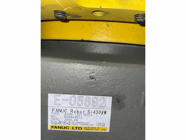 Fanuc s-430i w handling robot & r-j3 schakelkast - afbeelding 6 van  6