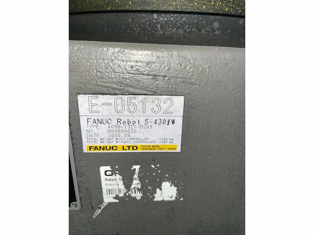 Fanuc s-430i w handling robot & r-j3 schakelkast - afbeelding 6 van  6