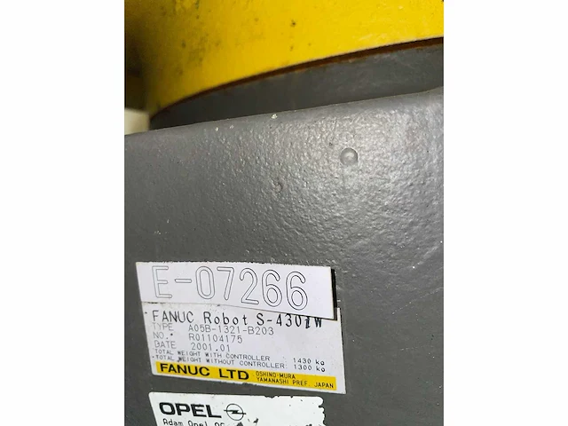 Fanuc s-430i w handling robot & r-j3 schakelkast - afbeelding 6 van  6