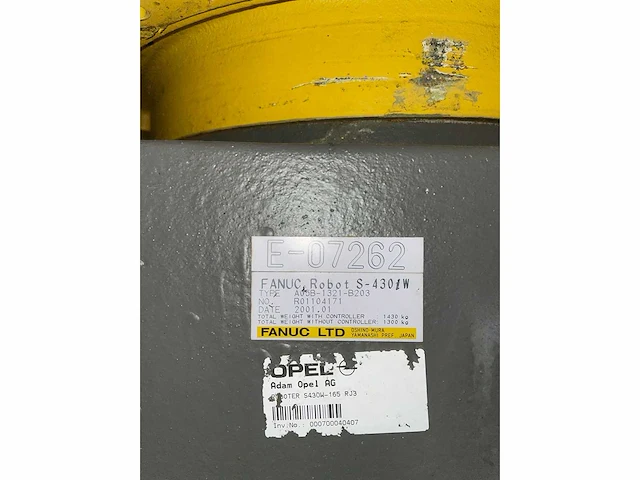 Fanuc s-430i w handling robot & r-j3 schakelkast - afbeelding 6 van  6