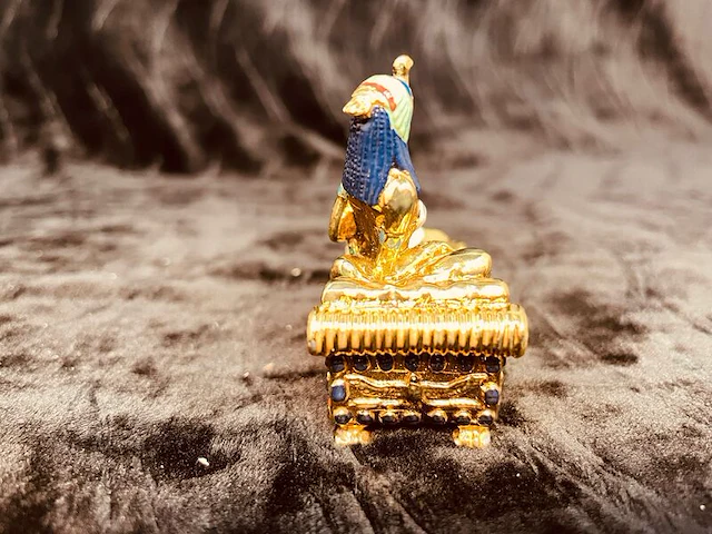 Farao egyptisch kunstgouden beeld - afbeelding 5 van  5
