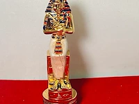 Farao, obelisk en sobek egyptische kunstgouden beelden - afbeelding 13 van  13