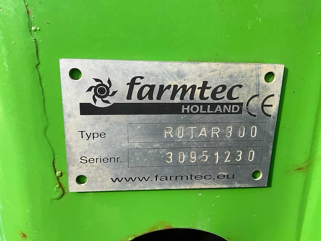 Farmtec rotar 300 spitmachine - afbeelding 6 van  14