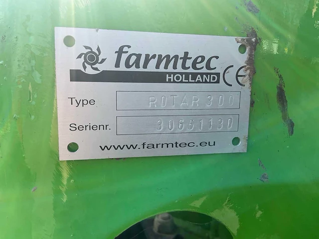 Farmtec totar300 spitmachine - afbeelding 13 van  21