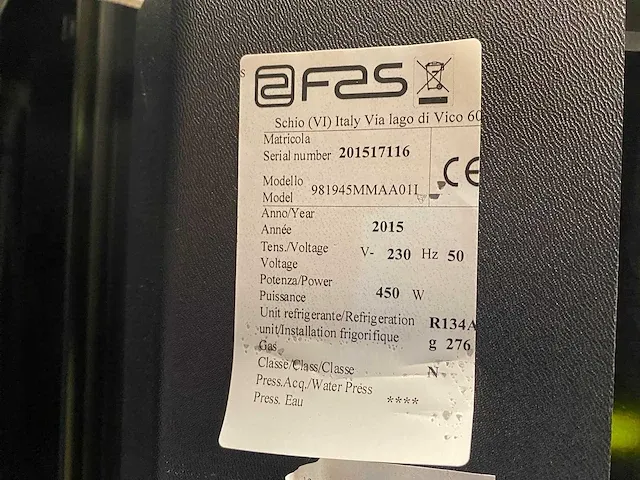Fas - faster - combi-automaat - vending machine - afbeelding 2 van  16