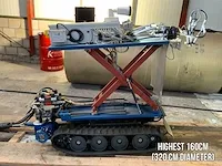 Fast-fix robot internal large diameter pipe coating machine. no-dig system. - afbeelding 13 van  98