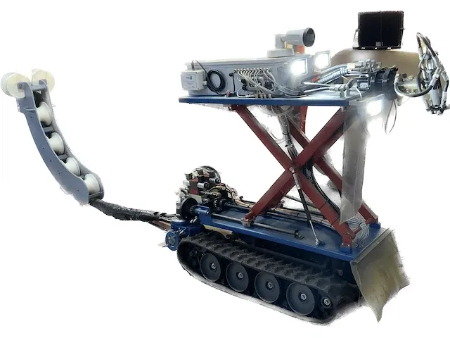 Fast-fix robot internal large diameter pipe coating machine. no-dig system. - afbeelding 23 van  98
