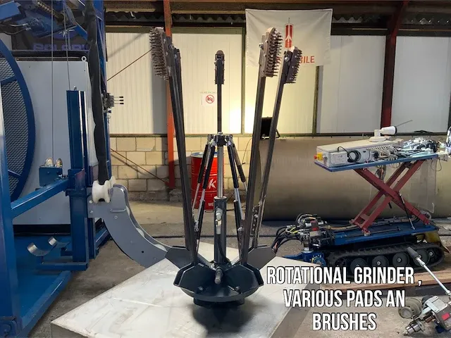 Fast-fix robot internal large diameter pipe coating machine. no-dig system. - afbeelding 83 van  98