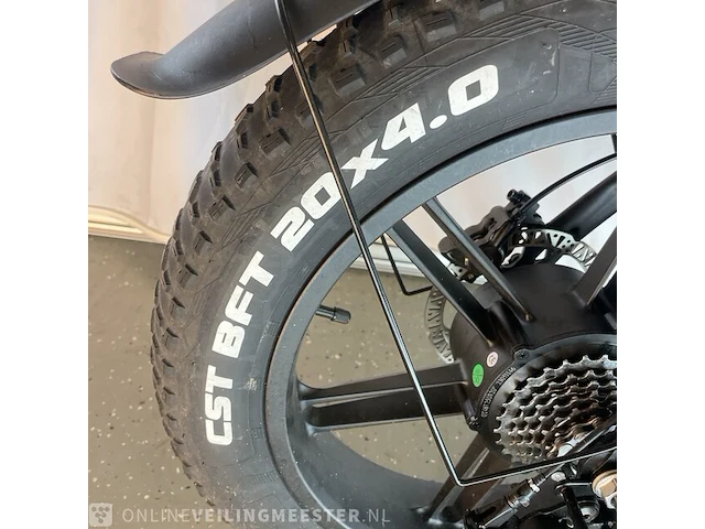 Fatbike la souris, fatbike, zwart - afbeelding 12 van  12