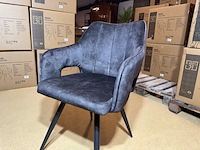 Fauteuil, antraciet microvezelstof - afbeelding 2 van  4