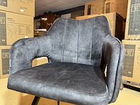 Fauteuil, antraciet microvezelstof - afbeelding 3 van  4