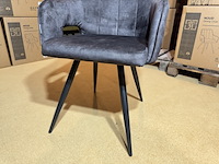 Fauteuil, antraciet microvezelstof - afbeelding 4 van  4