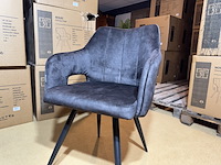 Fauteuil, antraciet microvezelstof - afbeelding 2 van  5