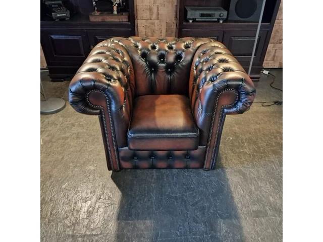 Fauteuil chesterfield, basic, bruin - afbeelding 3 van  3