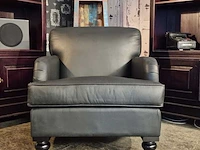 Fauteuil chesterfield, bolton, zwart - afbeelding 1 van  5