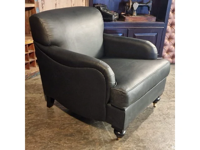 Fauteuil chesterfield, bolton, zwart - afbeelding 4 van  5