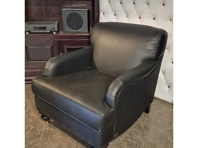 Fauteuil chesterfield, bolton, zwart - afbeelding 2 van  5