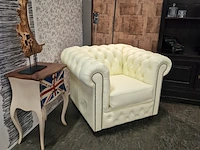Fauteuil chesterfield, brighton, creme - afbeelding 2 van  8