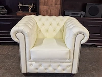 Fauteuil chesterfield, brighton, creme - afbeelding 3 van  8
