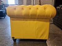 Fauteuil chesterfield, brighton , geel - afbeelding 4 van  5