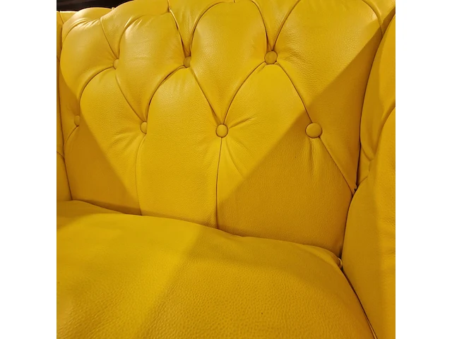 Fauteuil chesterfield, brighton , geel - afbeelding 5 van  5