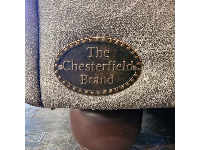 Fauteuil chesterfield, brighton, grijs - afbeelding 2 van  7