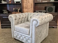 Fauteuil chesterfield, brighton, grijs - afbeelding 3 van  7