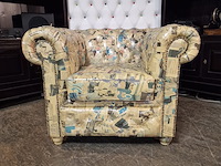 Fauteuil chesterfield, brighton, meerkleurig - afbeelding 1 van  6