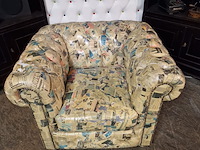 Fauteuil chesterfield, brighton, meerkleurig - afbeelding 3 van  6