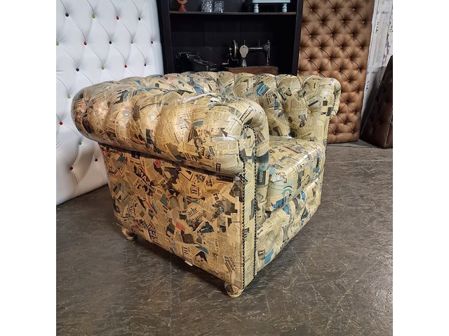 Fauteuil chesterfield, brighton, meerkleurig - afbeelding 6 van  6