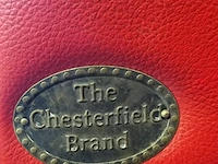 Fauteuil chesterfield, brighton, rood/zwart - afbeelding 6 van  8