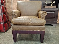 Fauteuil chesterfield, buxton, bruin - afbeelding 1 van  6