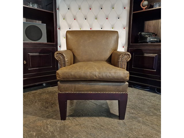 Fauteuil chesterfield, buxton, bruin - afbeelding 3 van  4