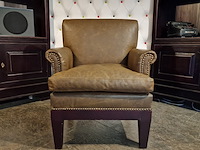 Fauteuil chesterfield, buxton, bruin - afbeelding 3 van  4