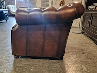 Fauteuil chesterfield, charlston, bruin - afbeelding 4 van  4
