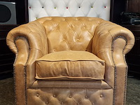 Fauteuil chesterfield, charlston, bruin - afbeelding 3 van  7