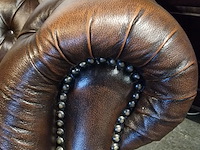 Fauteuil chesterfield, charlston, bruin - afbeelding 5 van  7