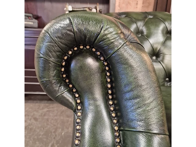 Fauteuil chesterfield, charlston, groen - afbeelding 2 van  7