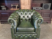 Fauteuil chesterfield, charlston, groen - afbeelding 4 van  7