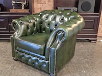 Fauteuil chesterfield, charlston, groen - afbeelding 5 van  7