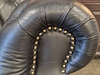 Fauteuil chesterfield, charlston, zwart - afbeelding 4 van  6