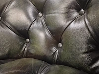 Fauteuil chesterfield, club chair , groen - afbeelding 3 van  7