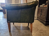 Fauteuil chesterfield, club chair , groen - afbeelding 4 van  7