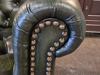 Fauteuil chesterfield, club chair , groen - afbeelding 6 van  7