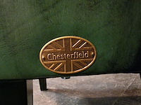 Fauteuil chesterfield , club chair, groen - afbeelding 4 van  5