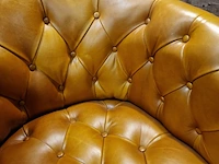 Fauteuil chesterfield, club chair, oranje - afbeelding 7 van  7