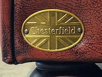 Fauteuil chesterfield, cresswell, rood - afbeelding 4 van  6